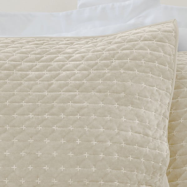 Dekoratyviniai pagalvių užvalkalai 2 vnt. 50x75 cm Attica Velvet Embroidered – Bianca-image-2