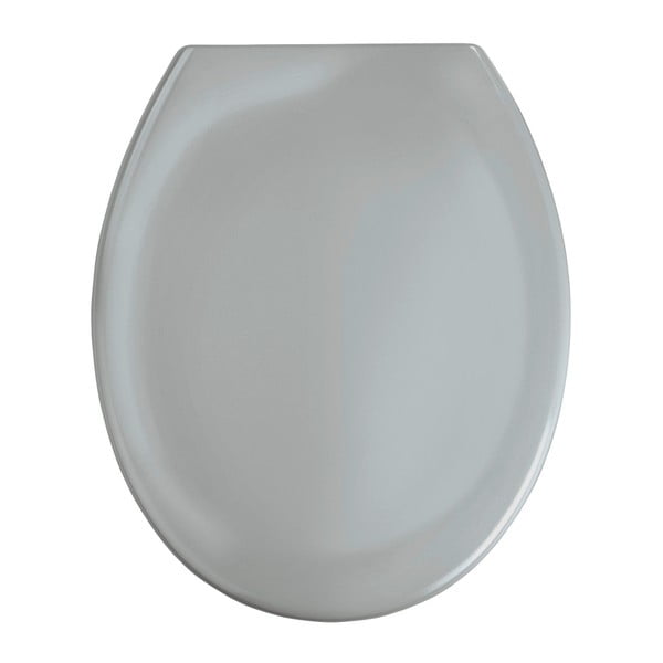 Šviesiai pilka lengvai užsidaranti tualeto sėdynė Wenko Premium Ottana, 45,2 x 37,6 cm
