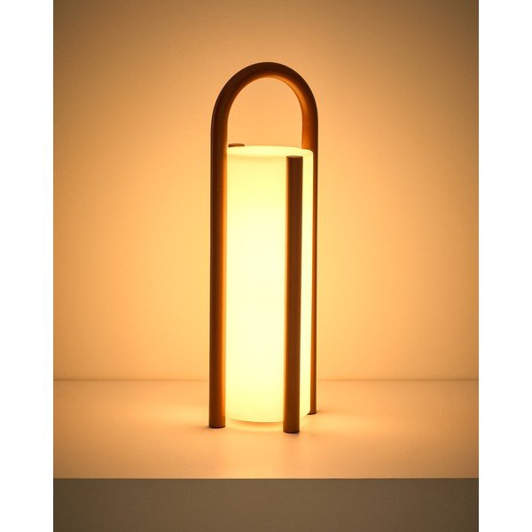 Nešiojamas lauko šviestuvas LED USB ø 16 cm Leros – Kave Home-image-2