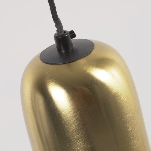 Lubinis šviestuvas su metaliniu juodai auksiniu gaubtu ø 10,5 cm Eulogia - Kave Home-image-2
