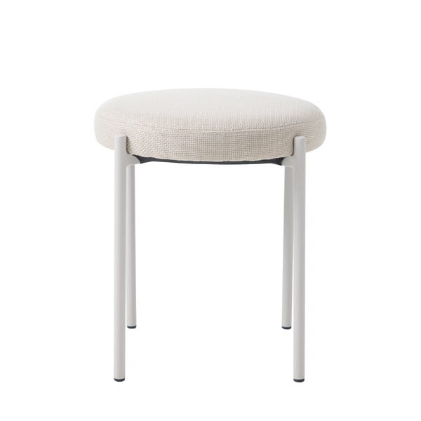 Kreminės spalvos iš metalo taburetė Pelican – Unique Furniture-image-3