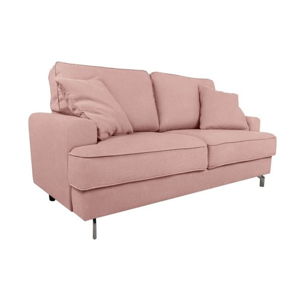 Rožinė dvivietė sofa "Kooko Home Rumba-image-2