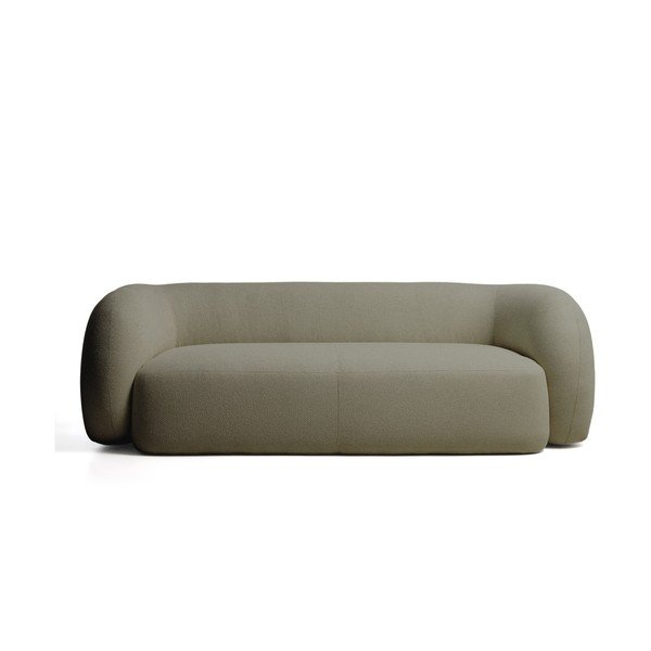 Tamsiai žalios spalvos sofa iš boucle 246 cm Martina – Kave Home