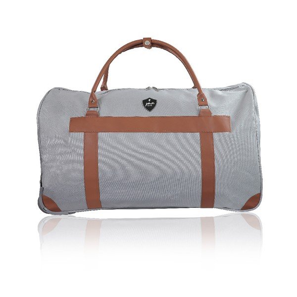 Pilkas kelioninis krepšys ant ratų GENTLEMAN FARMER Oslo, 63 l-image-2