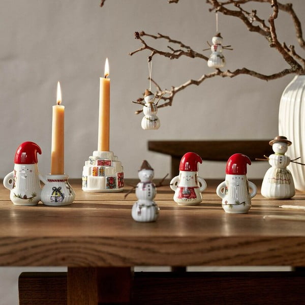 Iš keramikos žvakidė su Kalėdų motyvu Hammershøi Christmas Father Elf – Kähler Design-image-4
