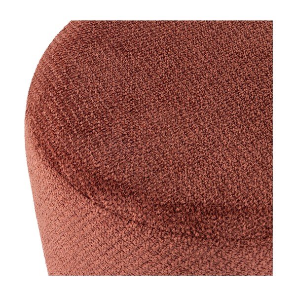 Raudonos spalvos pufas iš boucle Islen – WOOOD-image-4