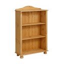Iš pušies masyvo knygų spinta  natūralios spalvos 77x116 cm Ella – Støraa