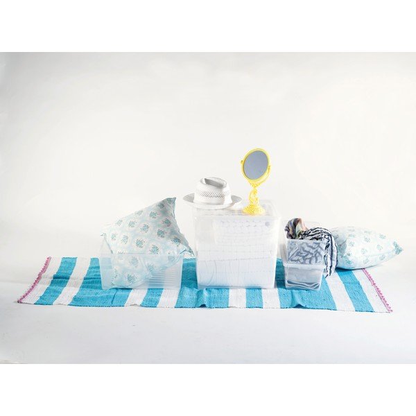 Iš plastiko daiktadėžė su dangčiu 40x34x17 cm – Curver-image-1