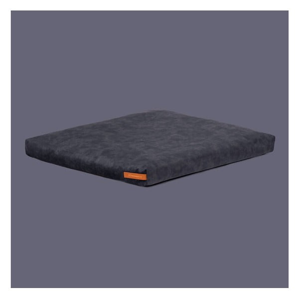 Tamsiai pilkas čiužinys šuniui iš eko odos 40x50 cm SoftPET Eco - Rexproduct-image-1