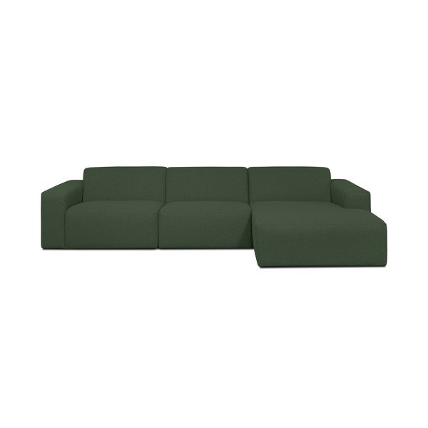 Tamsiai žalia kampinė sofa (dešinysis kampas) Roxy - Scandic