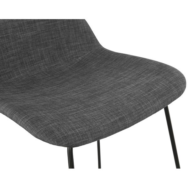 Tamsiai pilka baro kėdė Kokoon Vancouver, sėdynės aukštis 76 cm-image-1