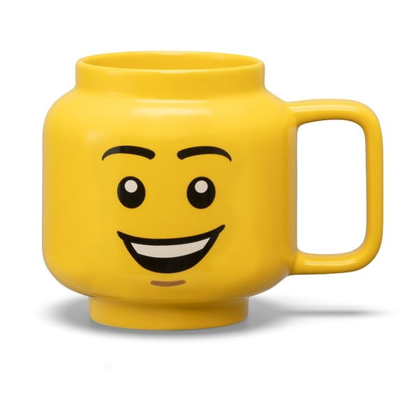 Geltonas keraminis kūdikio puodelis 530 ml Head - LEGO®