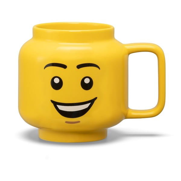 Geltonas keraminis kūdikio puodelis 530 ml Head - LEGO®