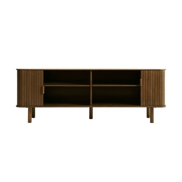 TV spintelė rudos spalvos iš ąžuolo 56x160 cm Cavo – Unique Furniture-image-2