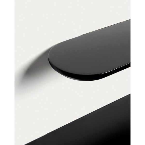 Juodos spalvos sieninės lentynos 2 vnt. 55 cm Arely – Kave Home-image-3