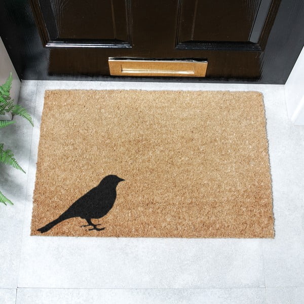 Iš kokoso pluošto grindų kilimėlis 40x60 cm Bird – Artsy Doormats-image-2