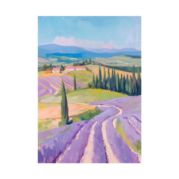 Paveikslas 70x100 cm Purple Fields – Styler