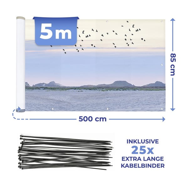 Iš plastiko tvora 500x85 cm North Sea Coast – Maximex-image-4