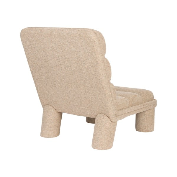 Smėlio spalvos iš boucle krėslas Fern – Dutchbone-image-4