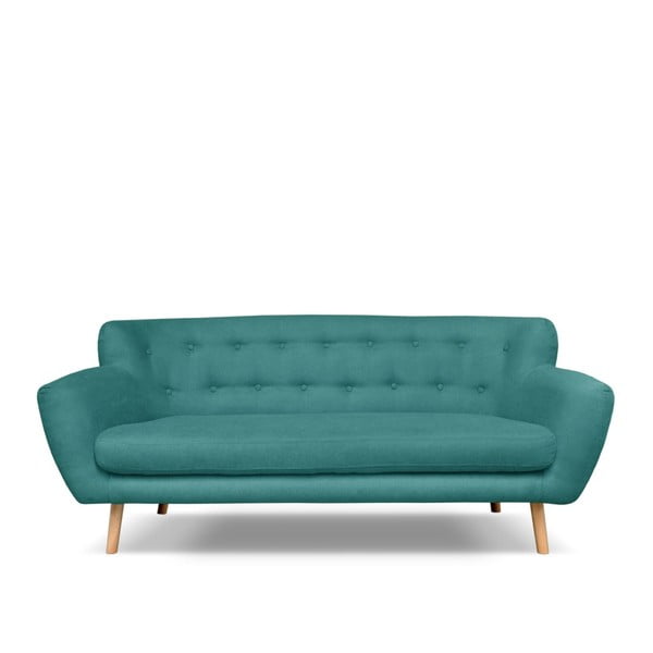 Žalios ir mėlynos spalvos sofa Cosmopolitan design London, 192 cm