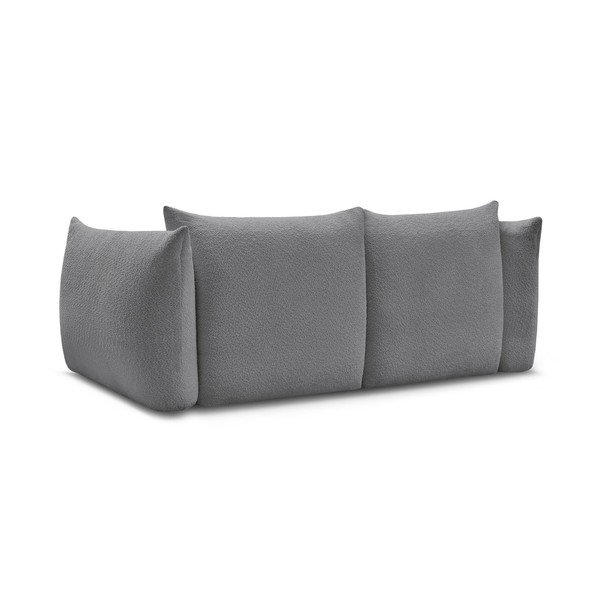 Pilkos spalvos sofa iš boucle 234 cm Azra – Bobochic Paris-image-4