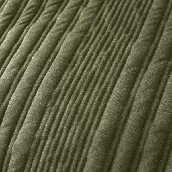 Viengulė patalynė khaki spalvos 135x200 cm Tamba Stripe – Pineapple Elephant-image-3