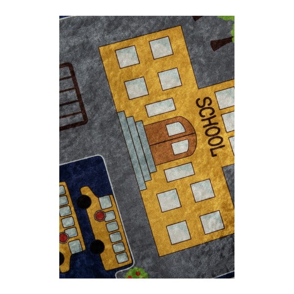 Vaikiškas kilimas Grey Small Town, 140 x 190 cm-image-1