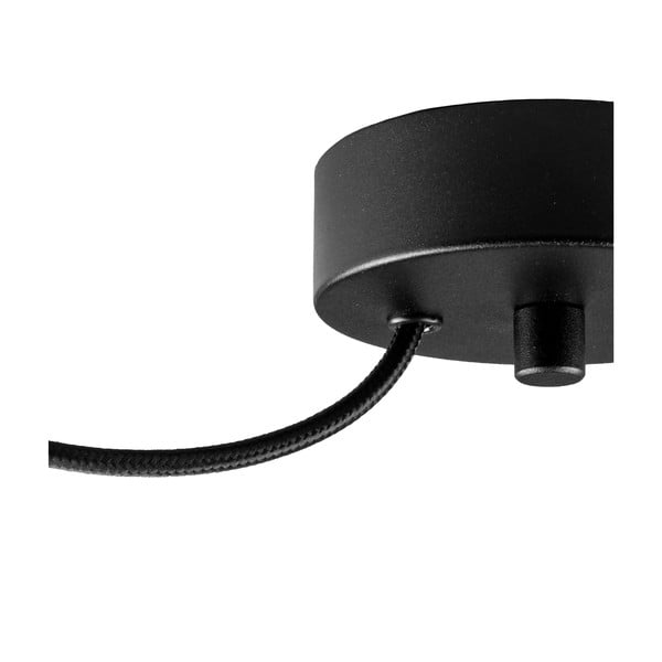 Juodas dviejų šakų pakabinamas šviestuvas Sotto Luce Awa Elementary 2S Matte, ⌀ 17 cm-image-2