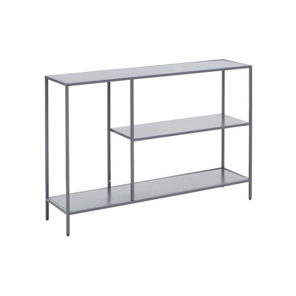 Pilkos spalvos iš plieno konsolinis staliukas 30x120 cm Acero – Premier Housewares