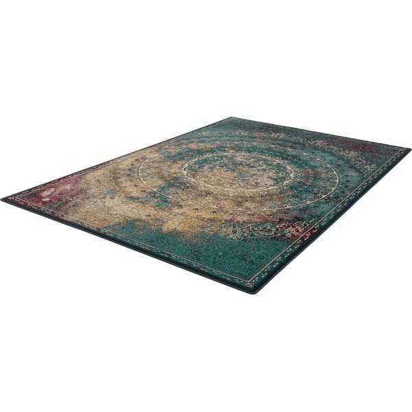 Kilimas iš vilnos smaragdinės spalvos 200x300 cm Ann – Agnella-image-4