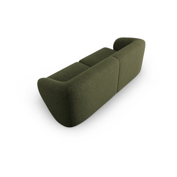 Žalios spalvos iš šenilinio audinio sofa 188 cm Paolo – Milo Casa-image-3