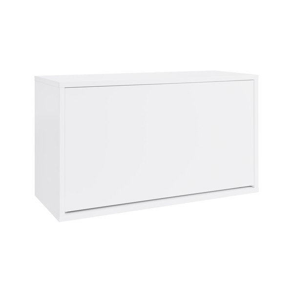 Baltos spalvos atlenkiama/pakabinama spintelė batams 70x30x40 cm – ReCollector