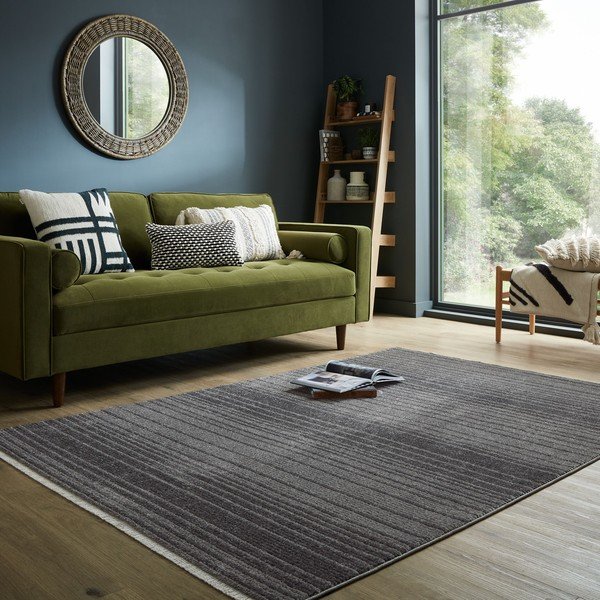 Kilimas tamsiai pilkos spalvos 120x160 cm Camino – Flair Rugs-image-1