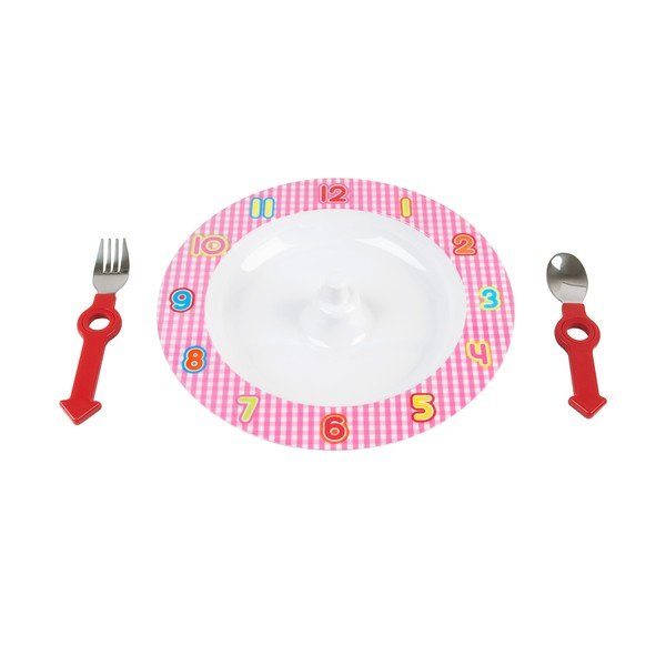 "Dinner Time" vaikiškų lėkščių ir stalo įrankių rinkinys-image-1