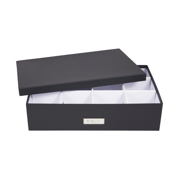 Tamsiai pilka dėžutė su skyreliais Bigso Box of Sweden Jakob-image-3