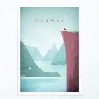 Plakatas Travelposter Norway, 30 x 40 cm