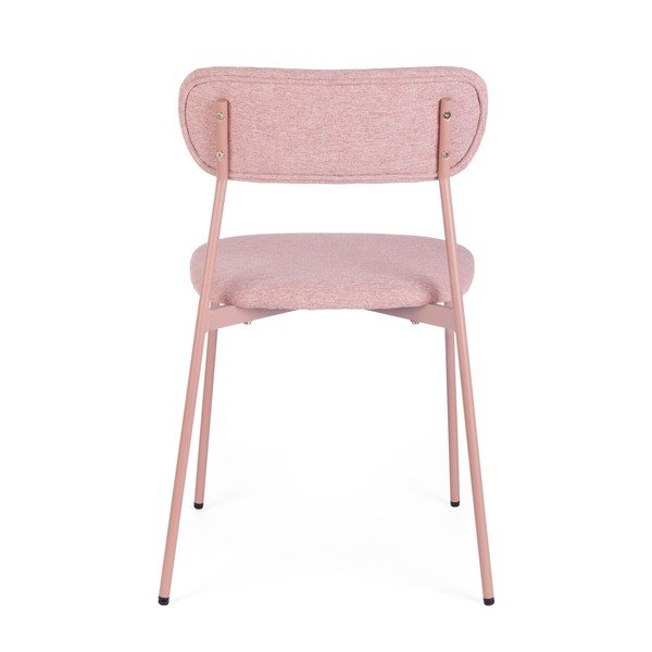 Rožinės spalvos iš audinio valgomojo kėdė Inka – Yes Everyday-image-4