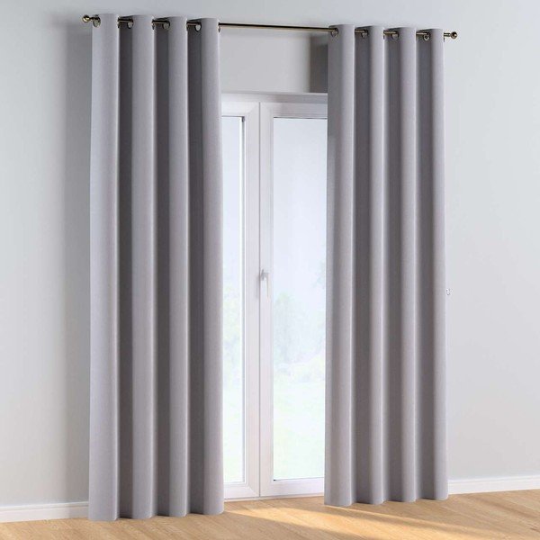 Pilka užuolaida 260x130 cm Posh Velvet - Yellow Tipi-image-1