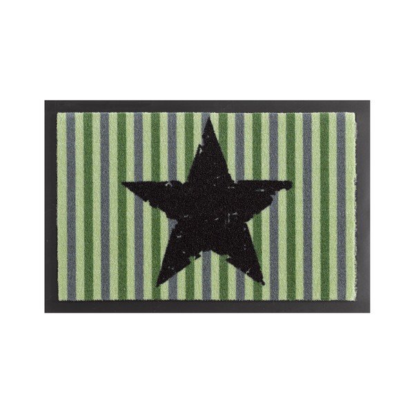 Kilimėlis Hanse Home STar Stripes Green, 40 x 60 cm