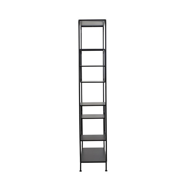 Juoda metalinė knygų spinta 100x206 cm Winston - Light & Living-image-3