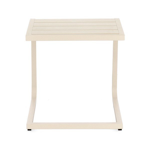 Iš aliuminio sodo šoninis staliukas 40x40 cm Taylor – Bizzotto-image-2