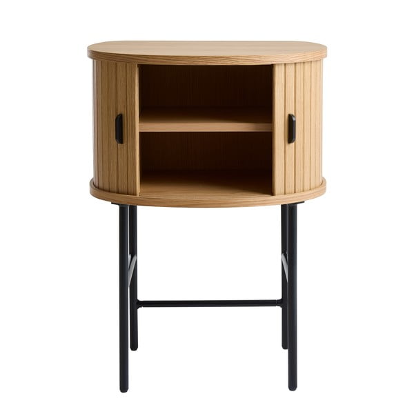 Natūralios spalvos naktinis staliukas Nola – Unique Furniture-image-3