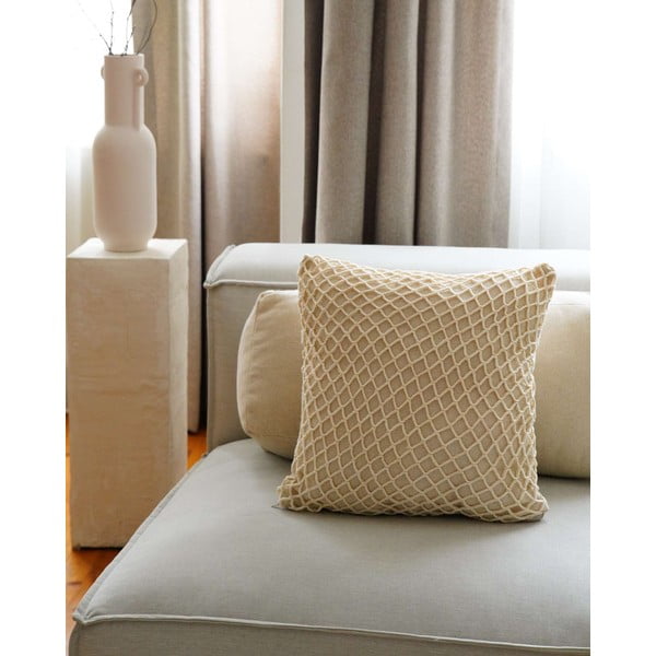 Iš medvilnės dekoratyvinis pagalvės užvalkalas 43x43 cm Net – Mioli Decor-image-2