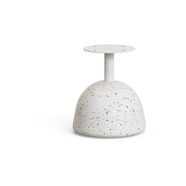 Apvalios formos kavos staliukas baltos spalvos/natūralios spalvos su akacijos stalviršiu ø 55 cm Saura – Kave Home-image-3