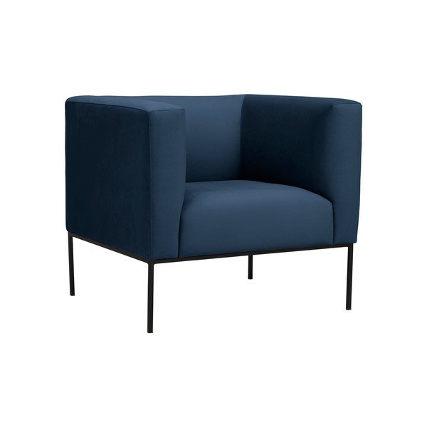 Tamsiai mėlynas fotelis Windsor & Co Sofas Neptune-image-1