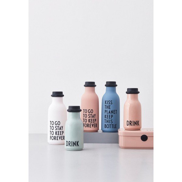 Rožinis kūdikio buteliukas Design Letters Drink, 330 ml-image-4