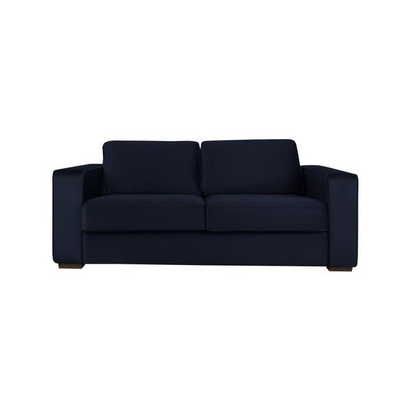 Tamsiai mėlyna trijų vietų sofa Cosmopolitan Design Denver-image-1