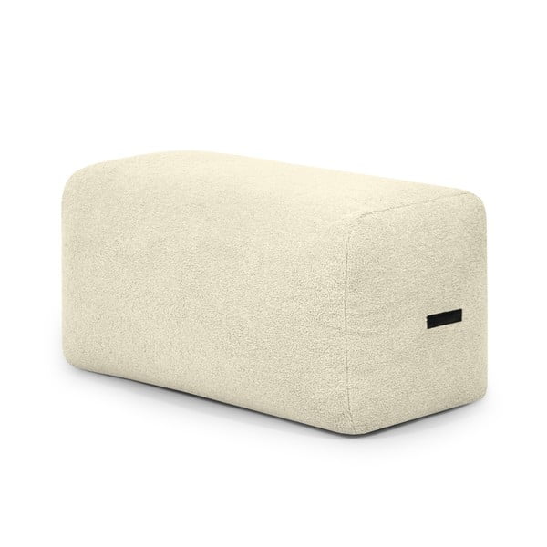 Kreminės spalvos iš boucle sėdmaišis Plus 100 Lounge – SLOWDOWN