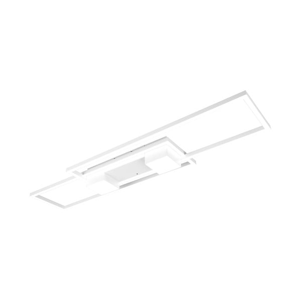 Lubinis šviestuvas baltos spalvos LED su nuotolinio valdymo funkcija/su pritemdymo funkcija 28x100 cm Albany – Trio-image-1