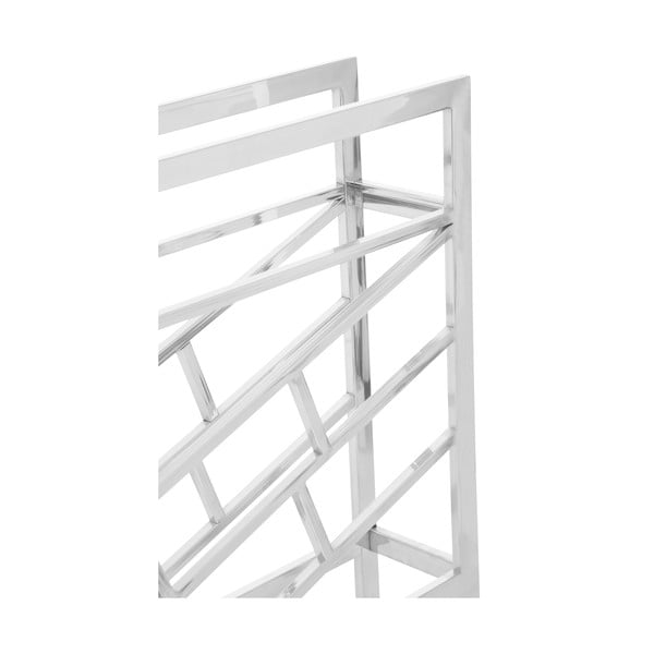 Vyno lentyna iš metalo blizgios sidabrinės spalvos butelių skaičius 12 Barolo – Premier Housewares-image-4